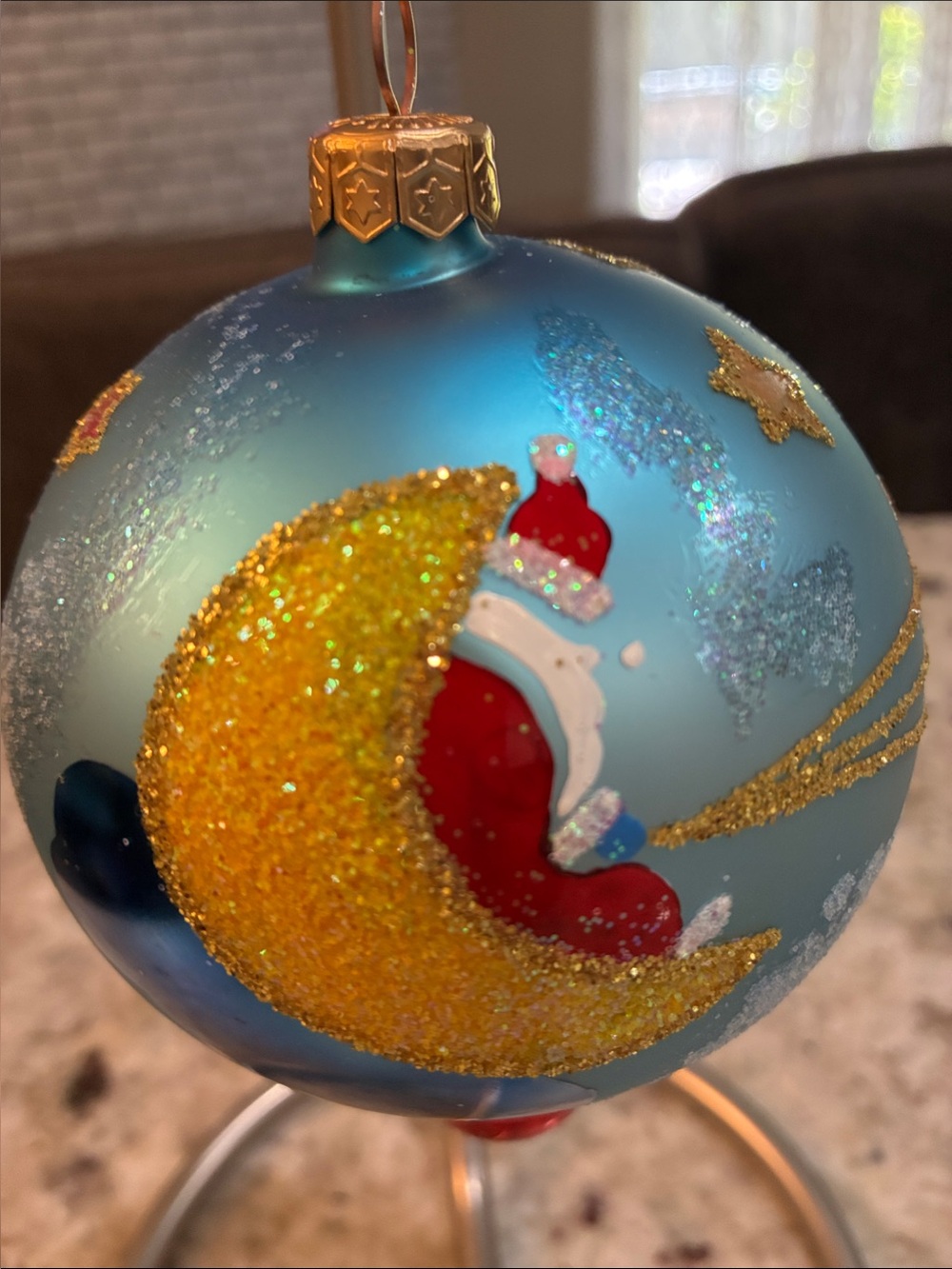 Rare Christopher Radko Reach for a Star vintage glass blown ornament